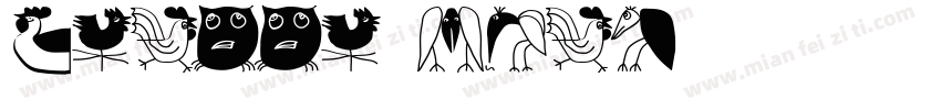 street bird字体转换